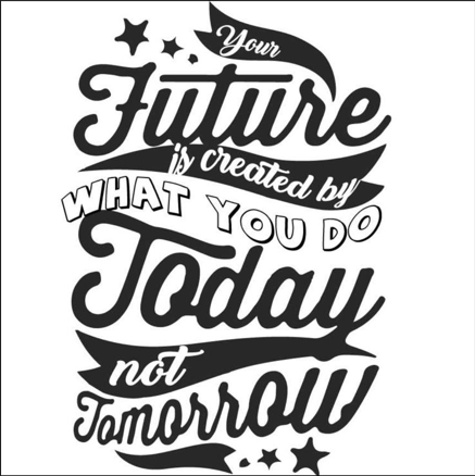 Future IS Created By What You Do Future IS Created By What You Do